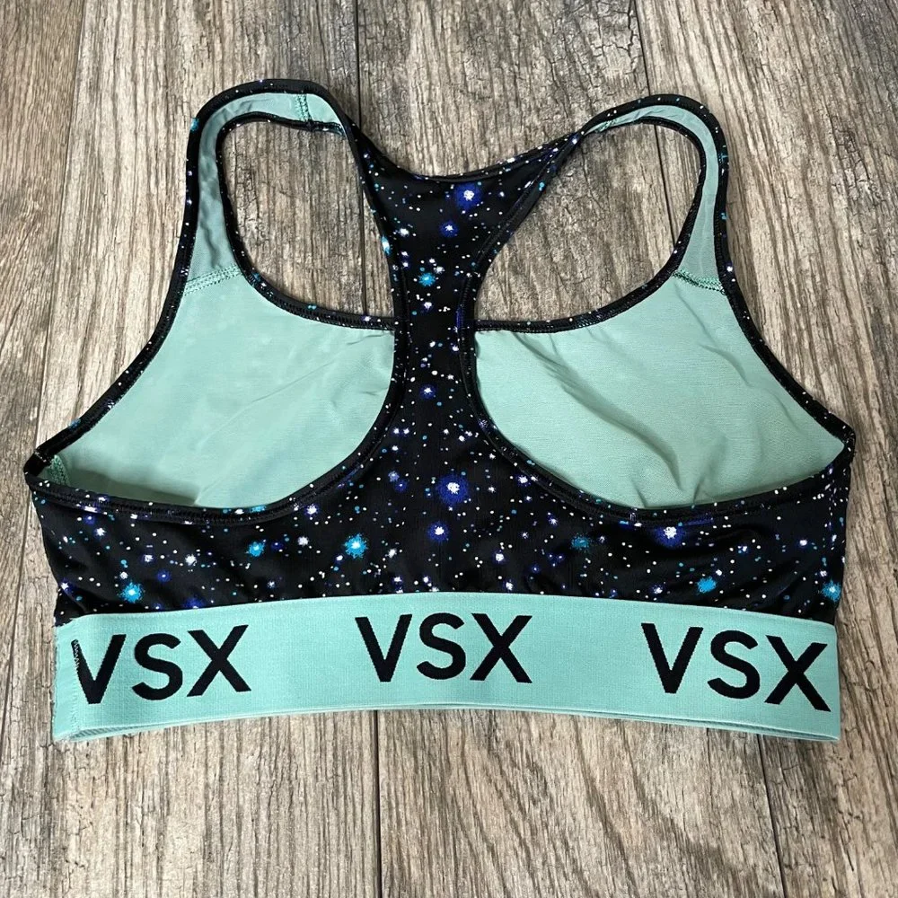 VSX Victoria's Secret Milkyway Galaxy Print Sports Bra Size L